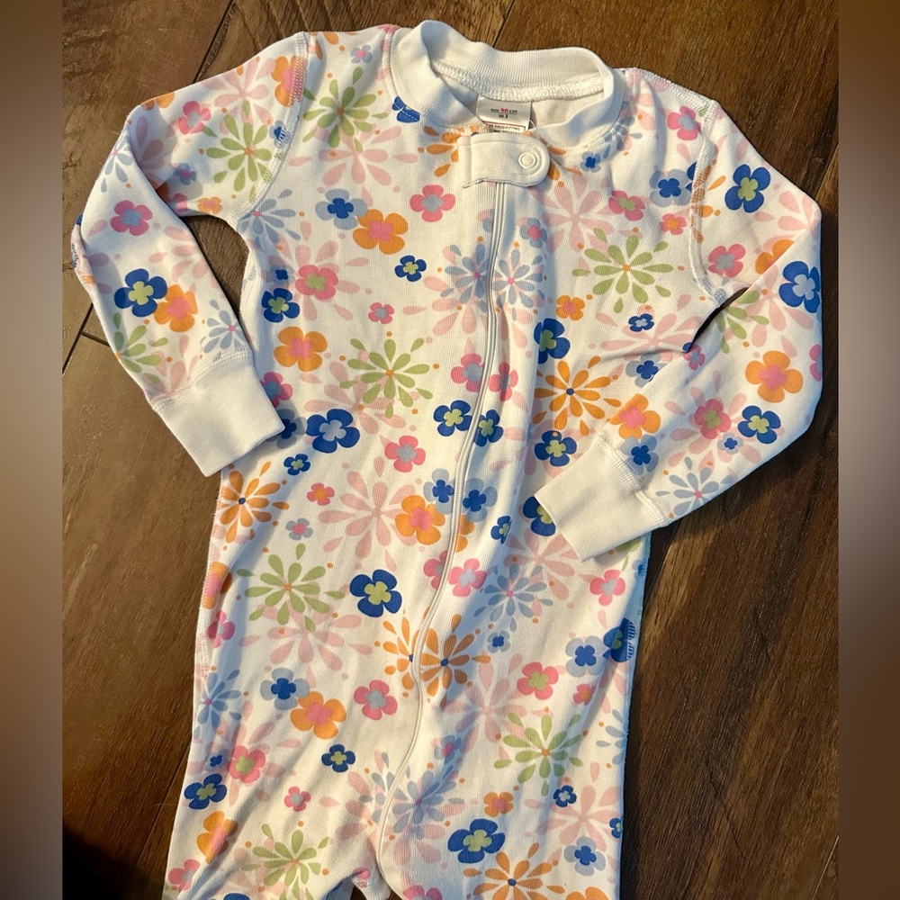 Hanna Andersson Multicolor Floral Kids Sleeper - Picture 2 of 4